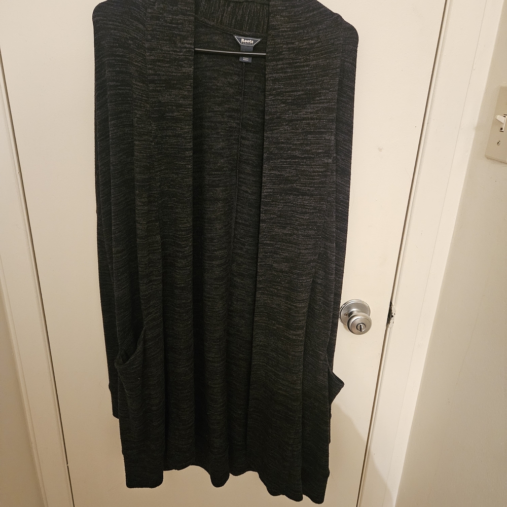 Roots Charcoal Gray Women's Cardigan